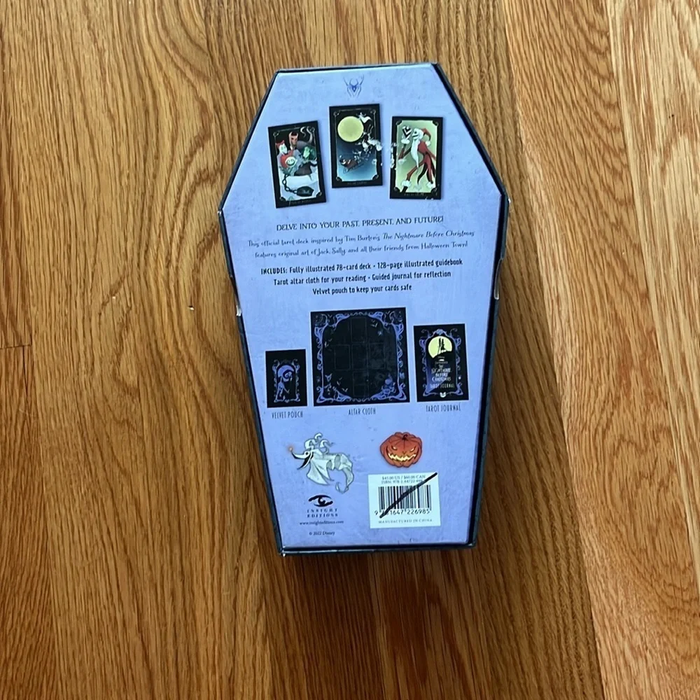The Nightmare Before Christmas Tarot Deck and Guidebook Gift NWT